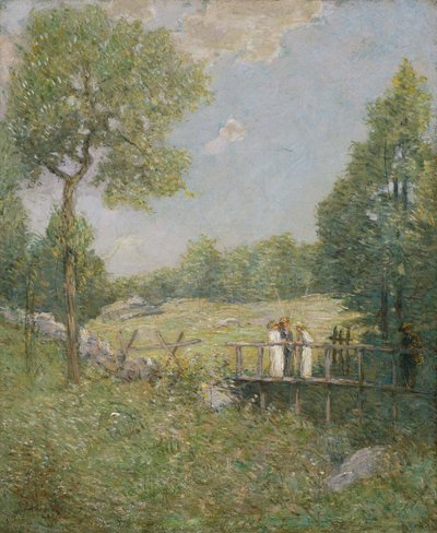 The Fishing Party by Julian Alden Weir